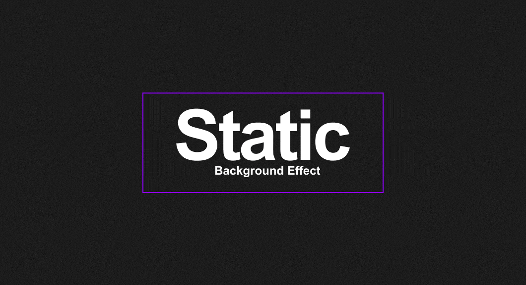 flow Tips How to create a static effect